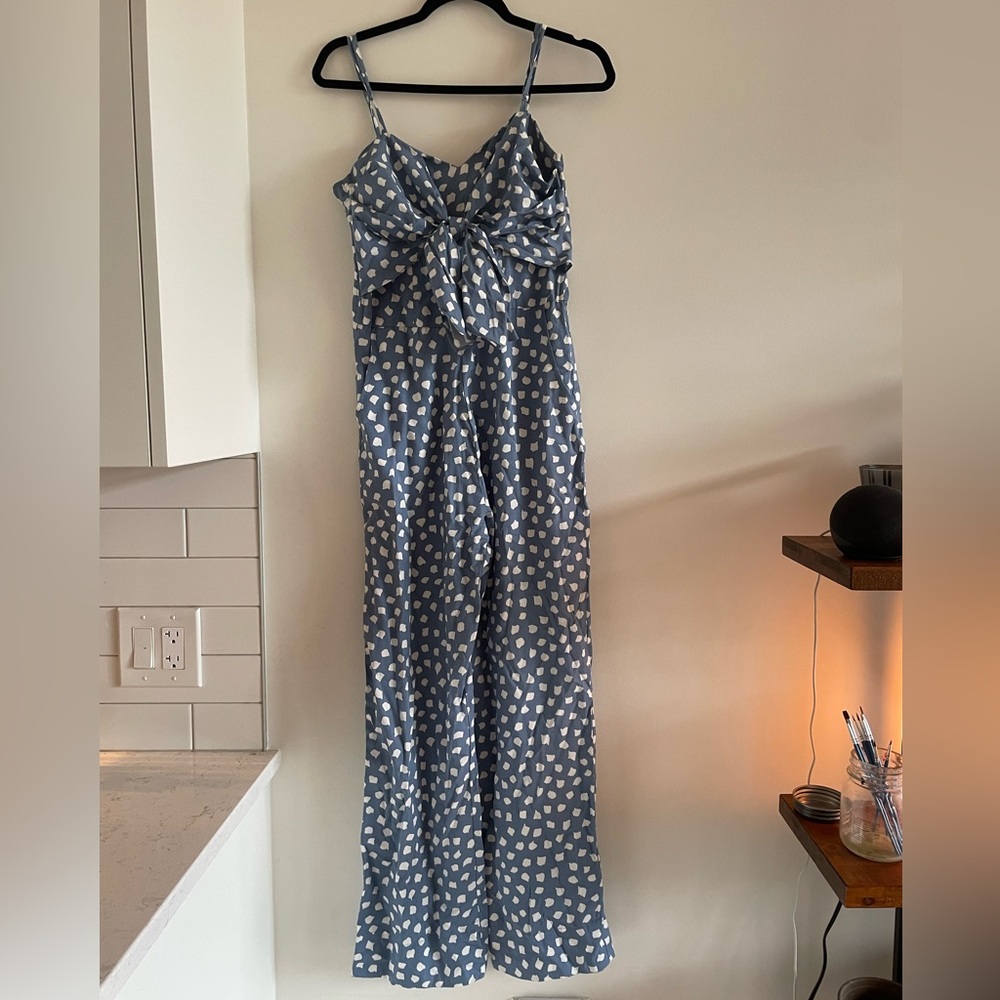 Anthropologie Polka Dot Jumpsuit